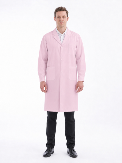 Men's Altair Classic Long Sleeve Lab Coat - Therma Pink
