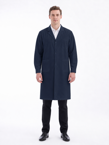 Men's Altair Classic Long Sleeve Lab Coat - Therma Dark Teal