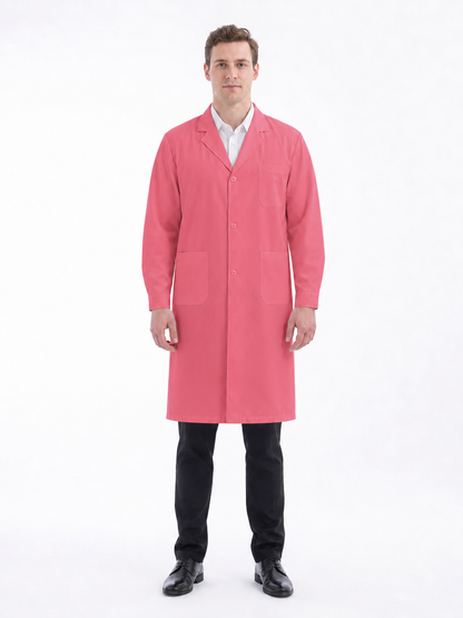 Men's Altair Classic Long Sleeve Lab Coat - Therma Watermelon Red