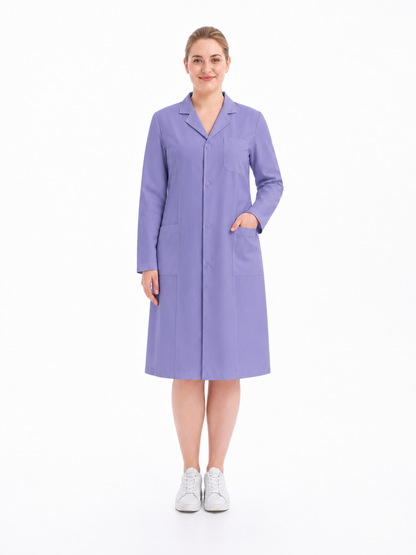 Women's Altair Classic Long Sleeve Lab Coat - Aegis Coat Lilac