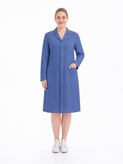 Women's Altair Classic Long Sleeve Lab Coat - Aegis Coat Blue Violet