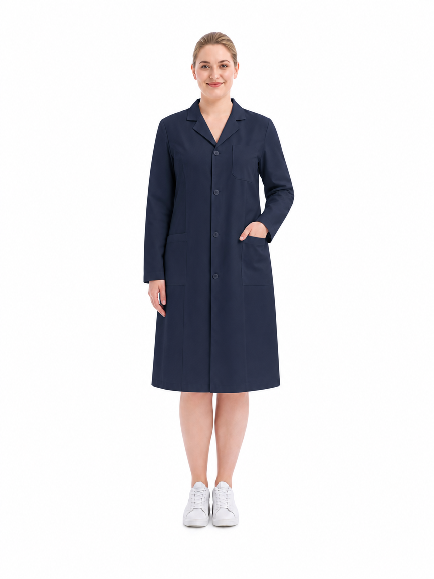 Women's Altair Classic Long Sleeve Lab Coat - Aegis Coat Dark Teal