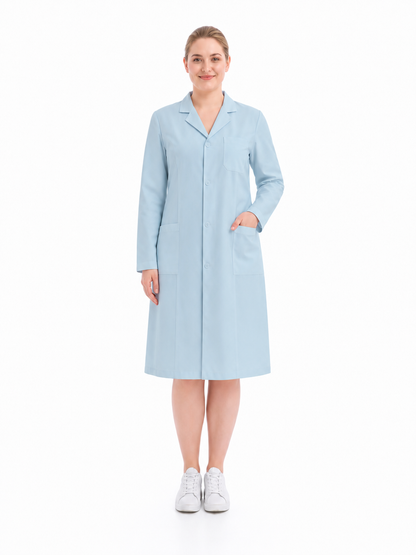 Women's Altair Classic Long Sleeve Lab Coat - Vela Blue