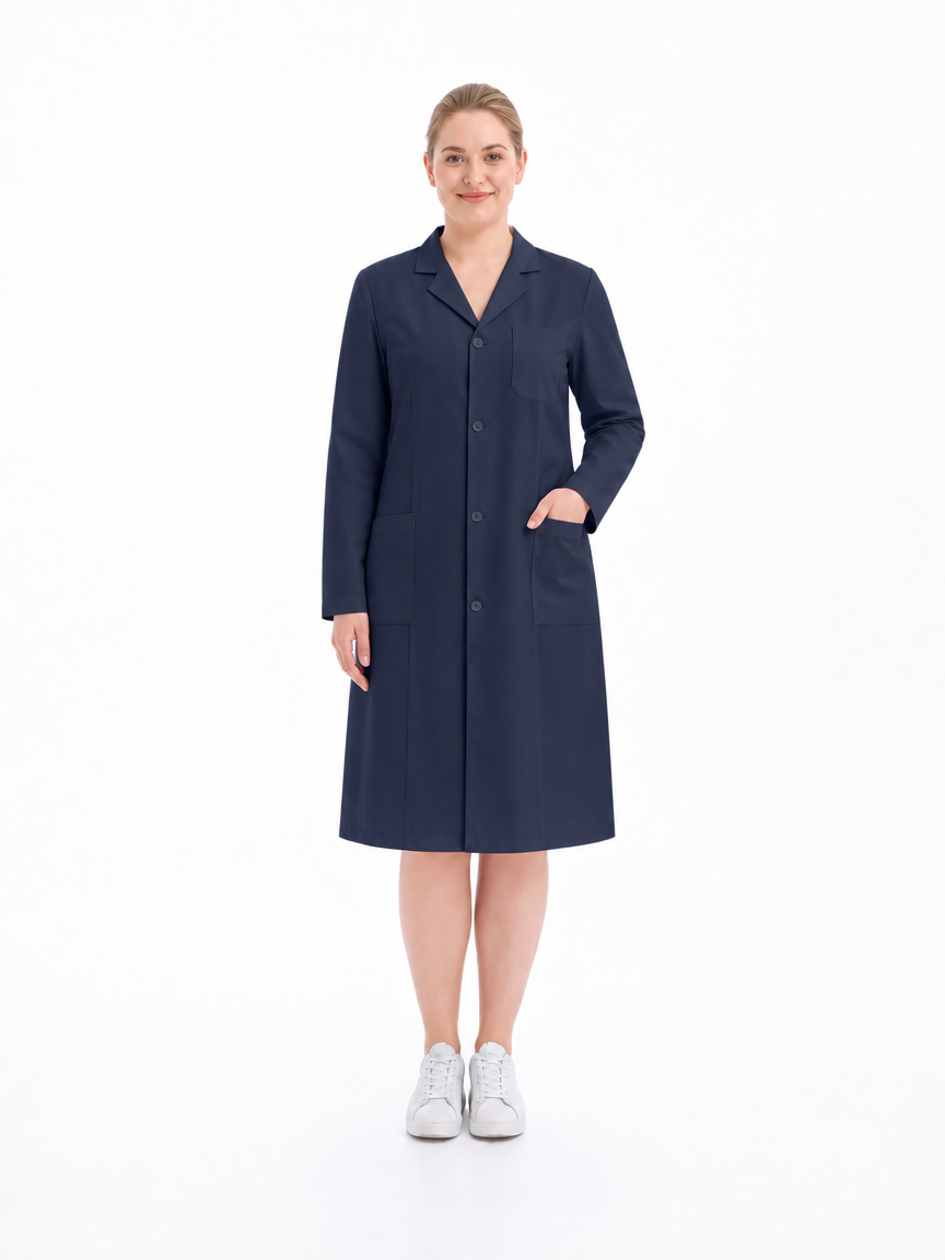 Women's Altair Classic Long Sleeve Lab Coat - Targa Dark Teal