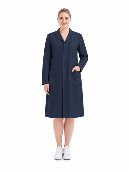 Women's Altair Classic Long Sleeve Lab Coat - Mova Dark Teal