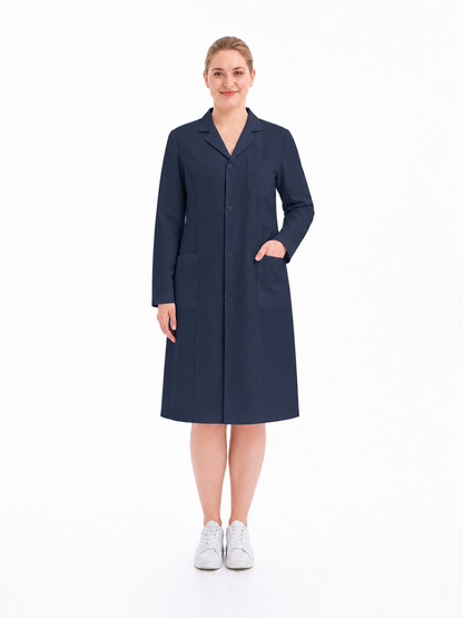 Women's Altair Classic Long Sleeve Lab Coat - Therma Dark Teal