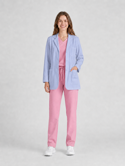 Women's Nuvra Classic Long Sleeve Lab Coat - Targa Light Purple