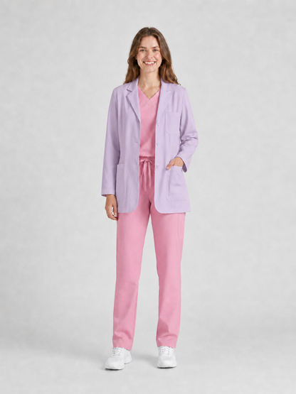 Women's Nuvra Classic Long Sleeve Lab Coat - Mova Light Purple