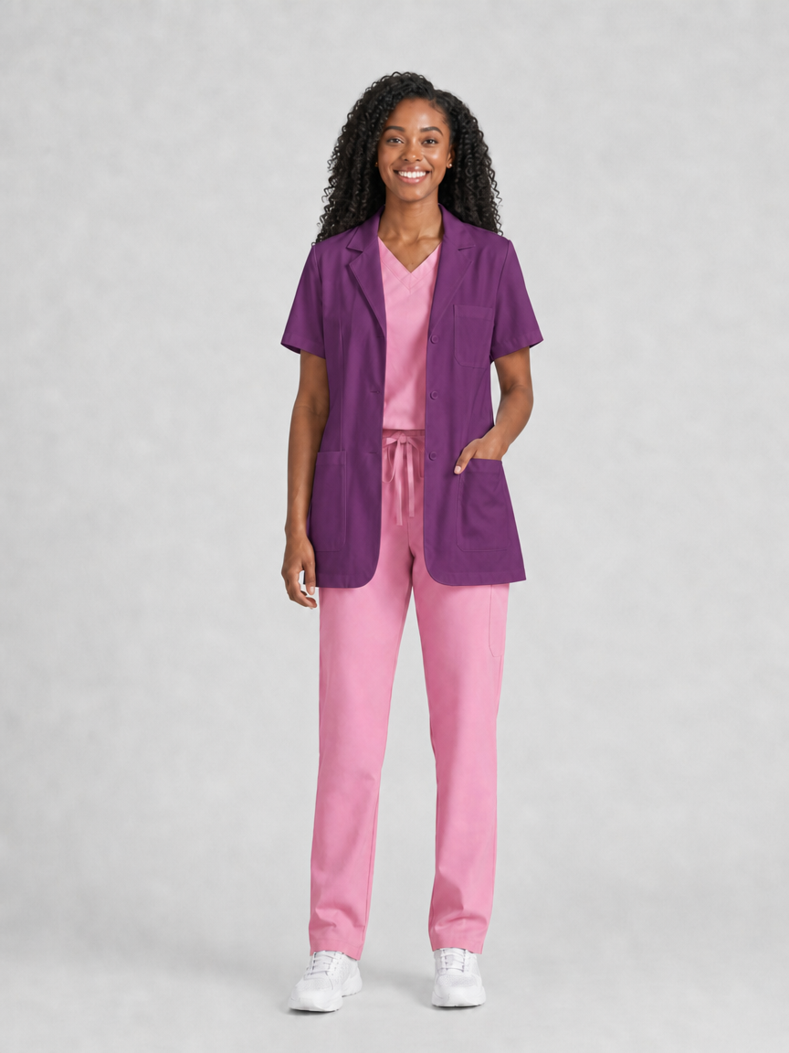 Women's Nuvra Classic Lab Coat - Aegis Coat Grape Purple