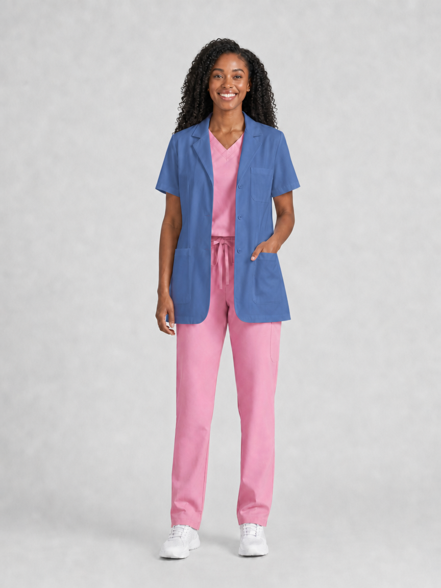 Women's Nuvra Classic Lab Coat - Aegis Coat Blue Violet