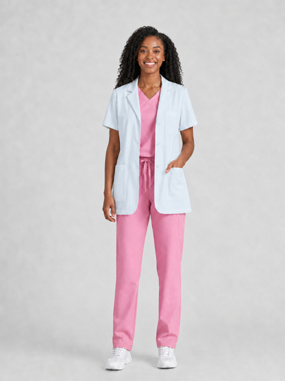 Women's Nuvra Classic Lab Coat - Aegis Coat Bleached White
