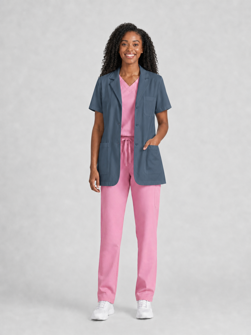 Women's Nuvra Classic Lab Coat - Aegis Coat Indigo Blue