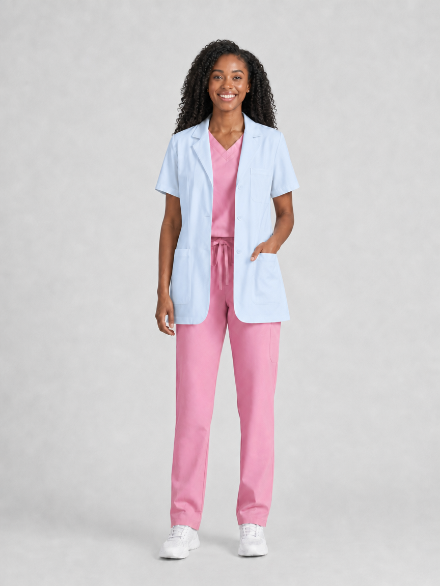 Women's Nuvra Classic Lab Coat - Cotura Cool White