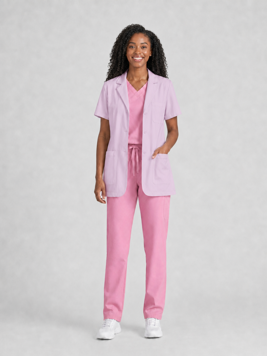 Women's Nuvra Classic Lab Coat - Cotura Mauve
