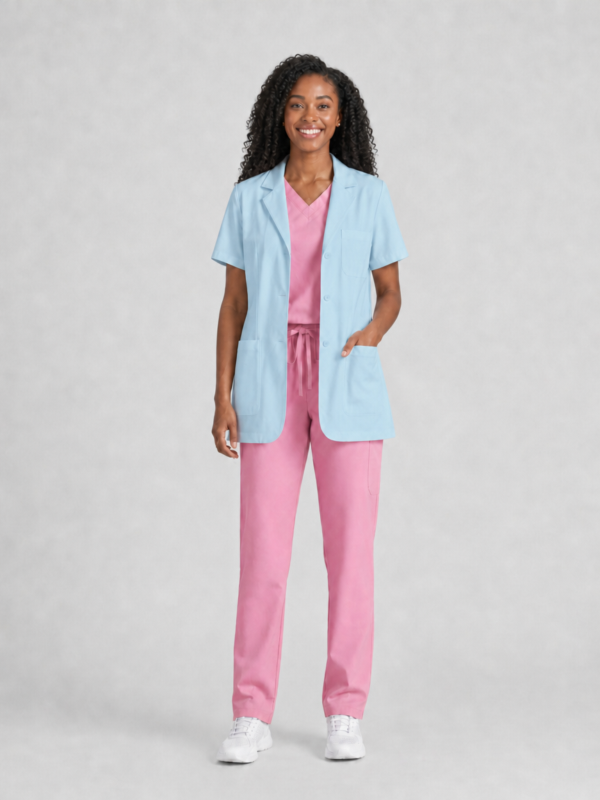 Women's Nuvra Classic Lab Coat - Cotura Light Blue