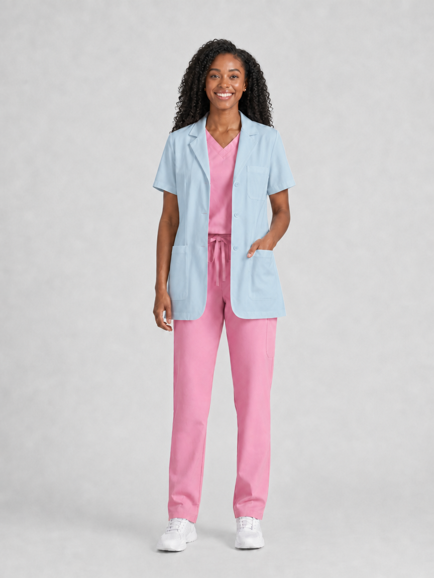 Women's Nuvra Classic Lab Coat - Cotura Blue