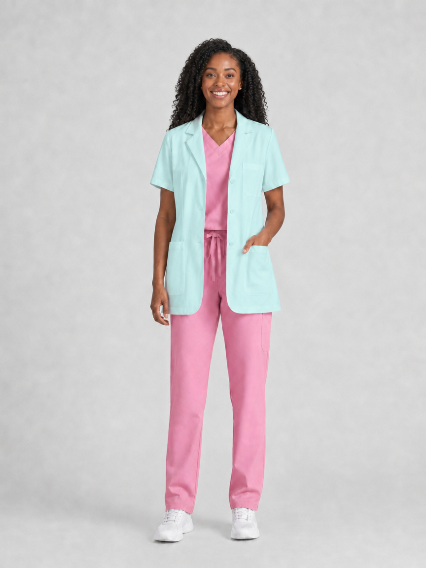 Women's Nuvra Classic Lab Coat - Cotura Light Green
