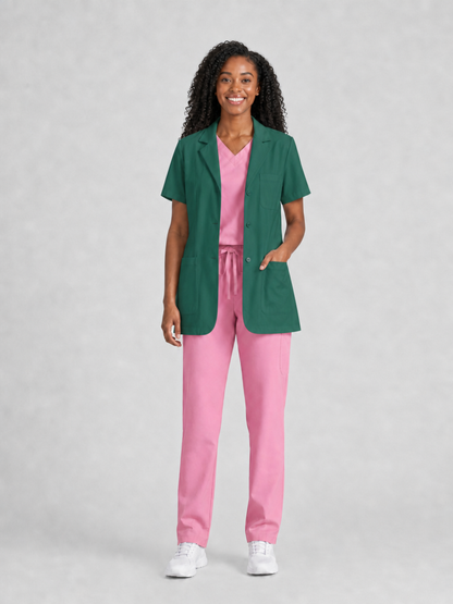 Women's Nuvra Classic Lab Coat - Cotura Green