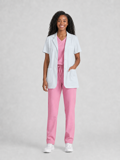 Women's Nuvra Classic Lab Coat - Vela White