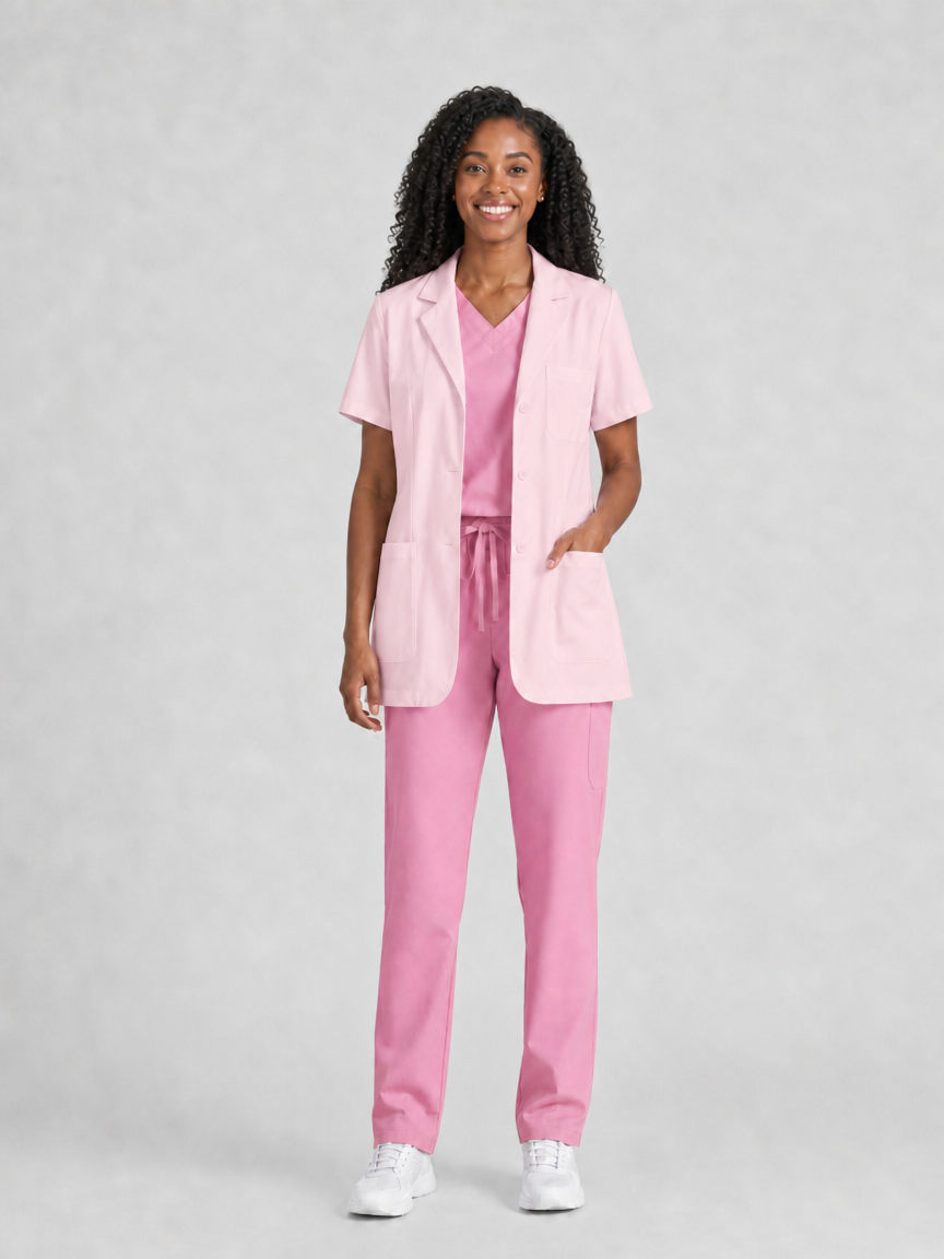 Women's Nuvra Classic Lab Coat - Vela Pink