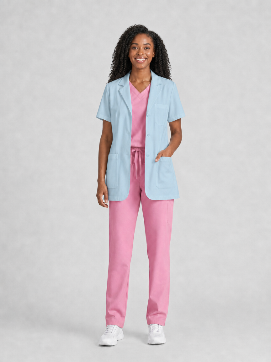 Women's Nuvra Classic Lab Coat - Vela Blue
