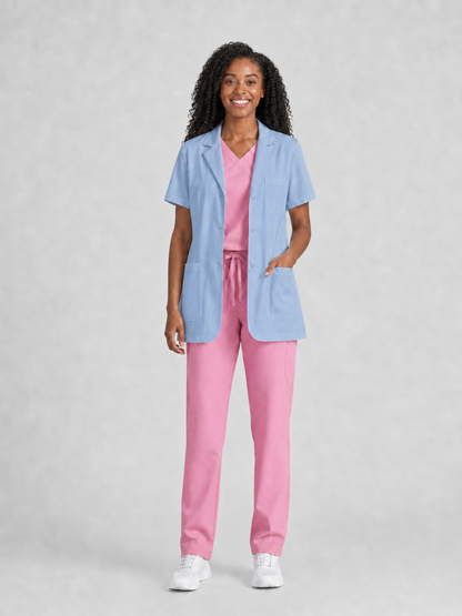 Women's Nuvra Classic Lab Coat - Vela Steel Blue