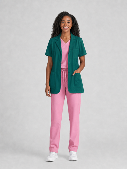 Women's Nuvra Classic Lab Coat - Vela Green
