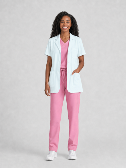 Women's Nuvra Classic Lab Coat - Targa White