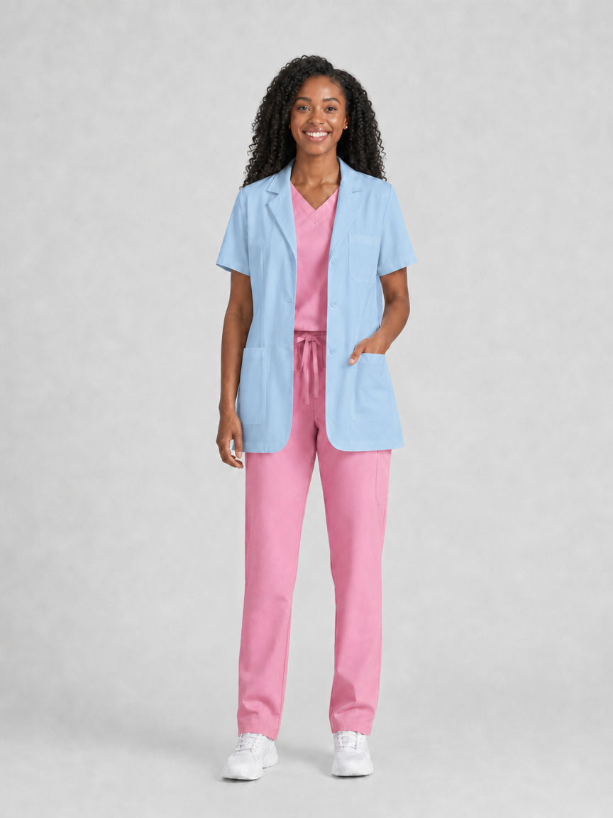 Women's Nuvra Classic Lab Coat - Targa Blue