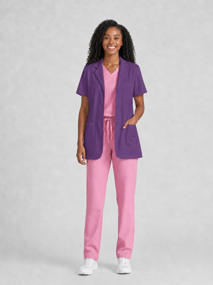 Women's Nuvra Classic Lab Coat - Targa Purple