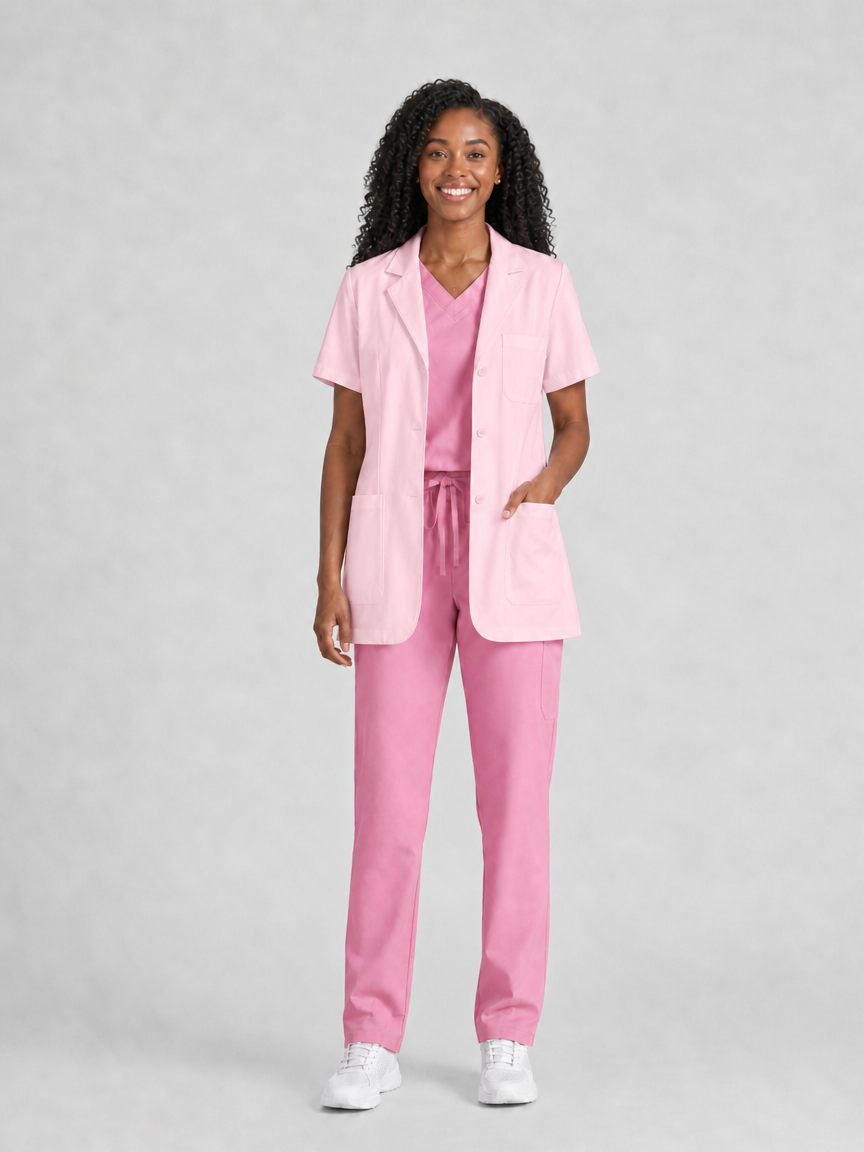 Women's Nuvra Classic Lab Coat - Mova Pink