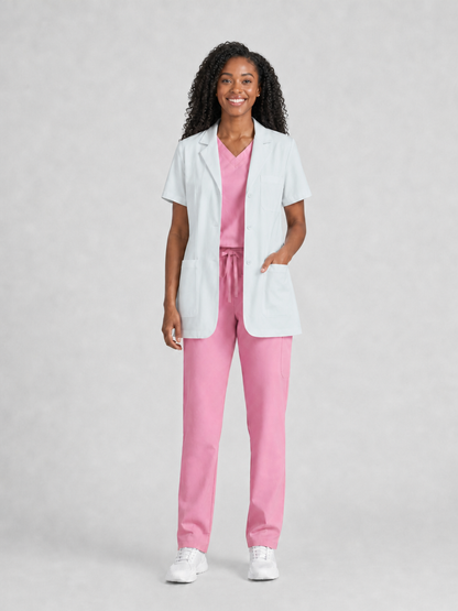 Women's Nuvra Classic Lab Coat - Silvex Off White