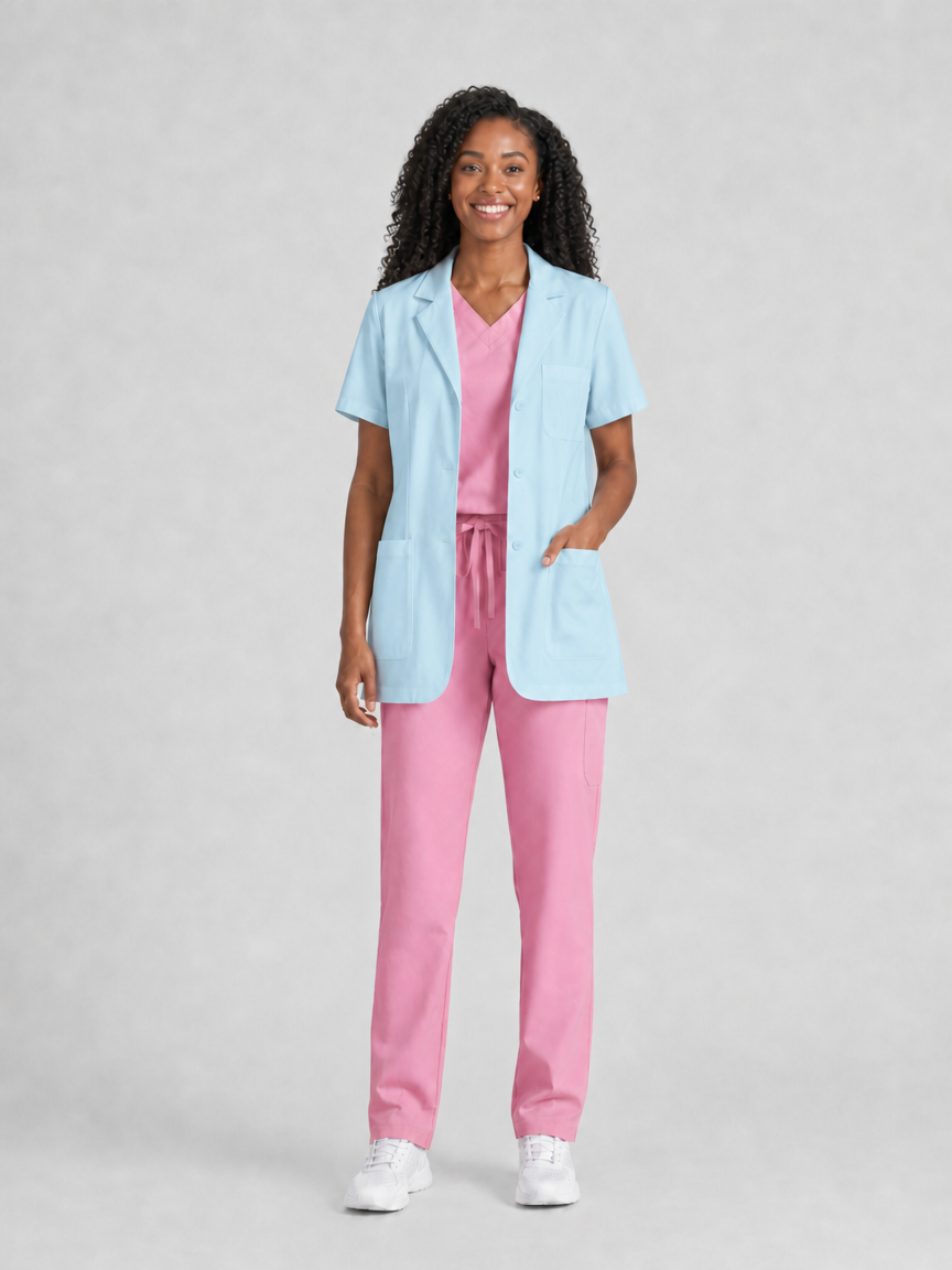 Women's Nuvra Classic Lab Coat - Aegis Coat Light Blue
