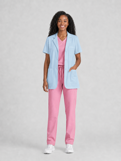 Women's Nuvra Classic Lab Coat - Silvex Dark Blue