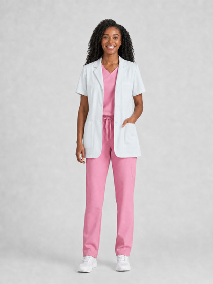 Women's Nuvra Classic Lab Coat - Therma White