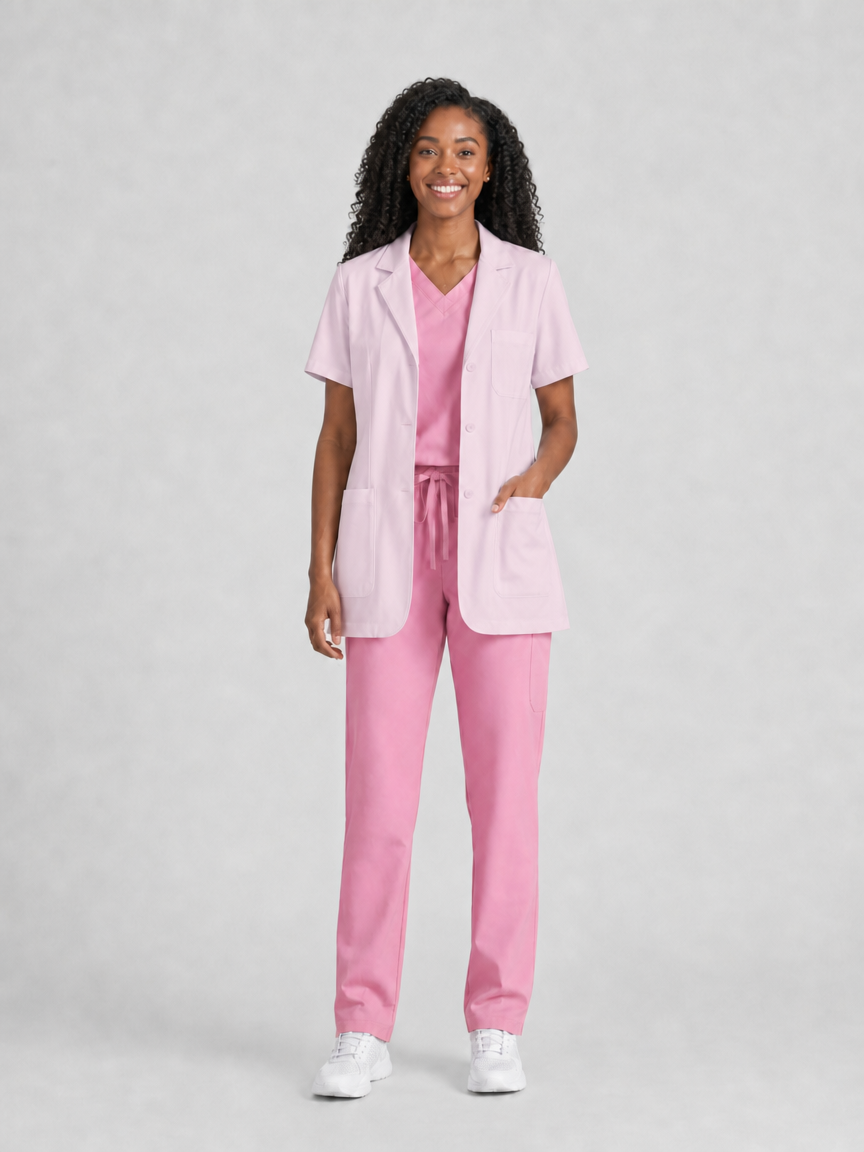 Women's Nuvra Classic Lab Coat - Therma Pink