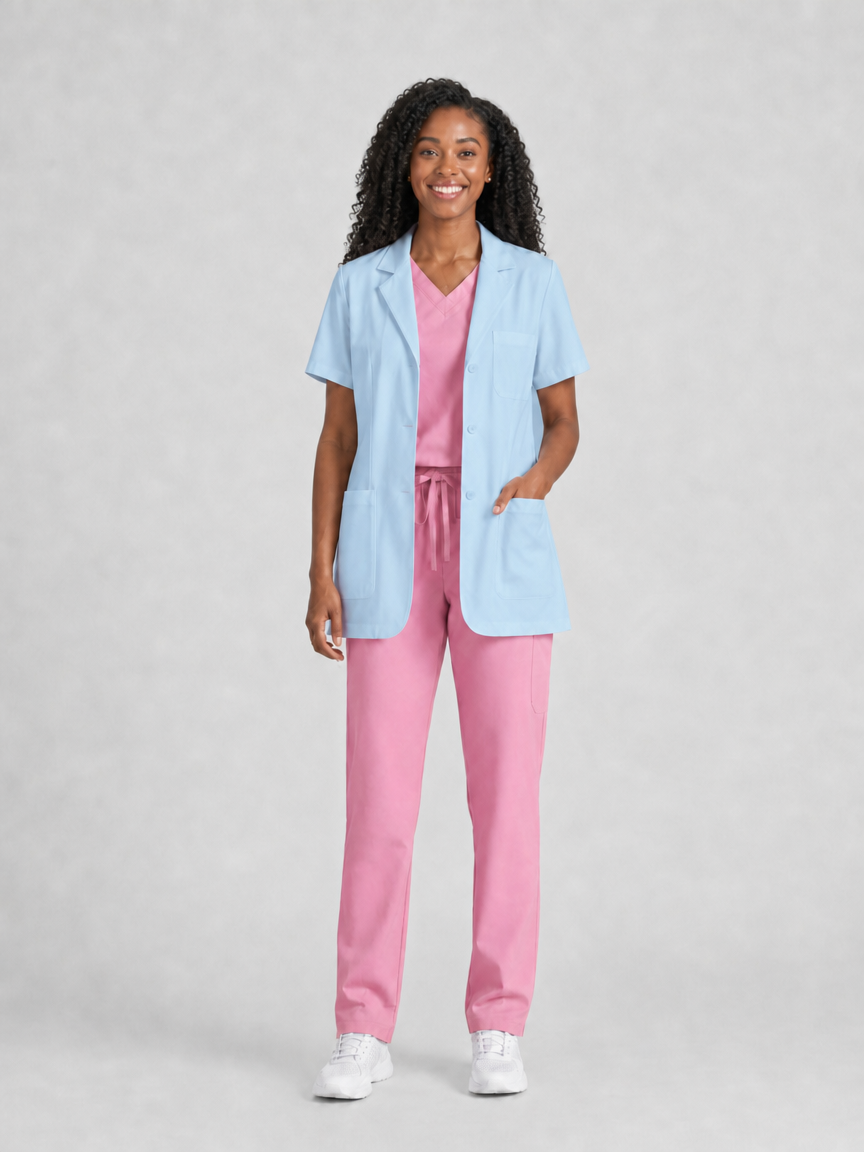 Women's Nuvra Classic Lab Coat - Aegis Coat Dark Blue