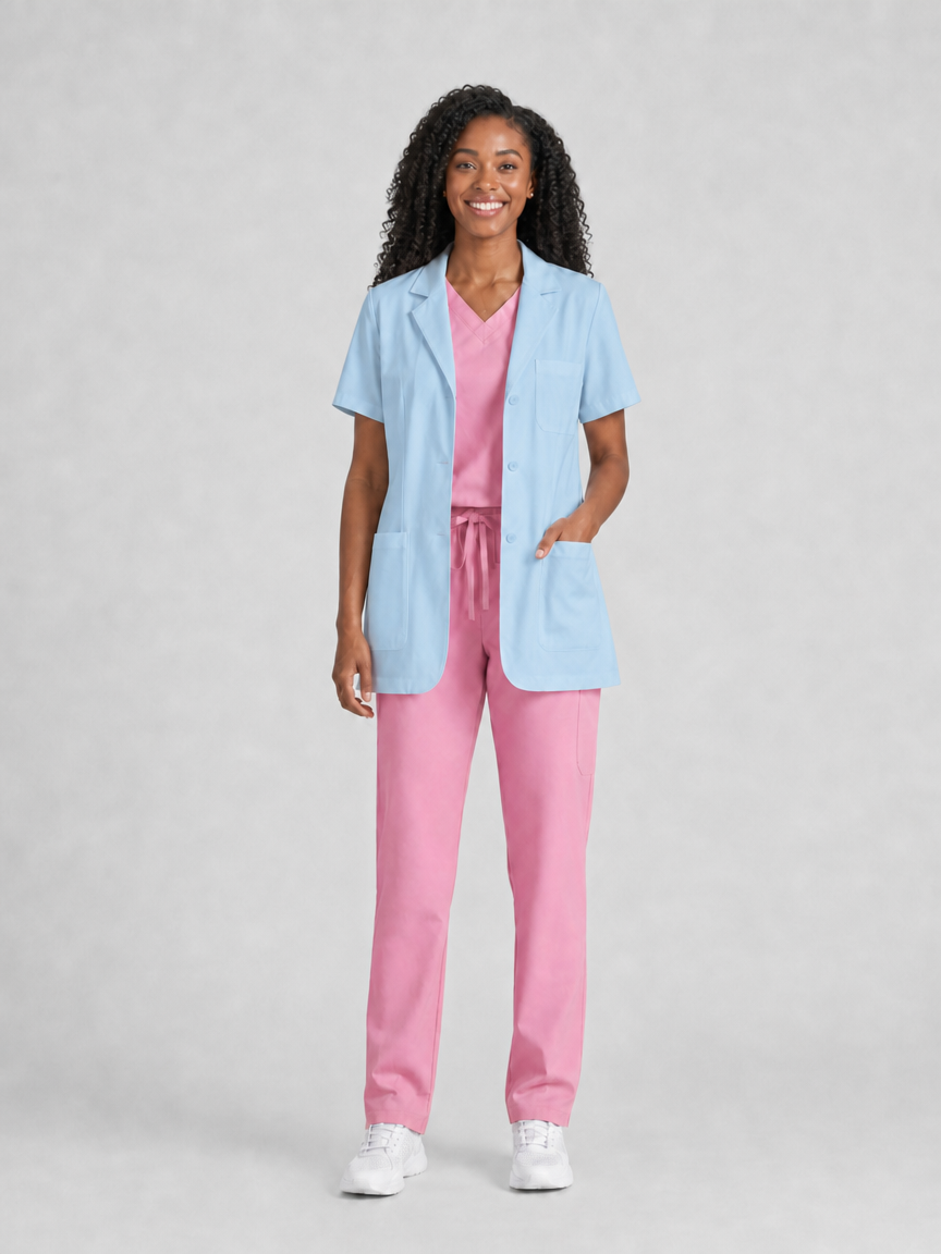 Women's Nuvra Classic Lab Coat - Aegis Coat Medium Blue