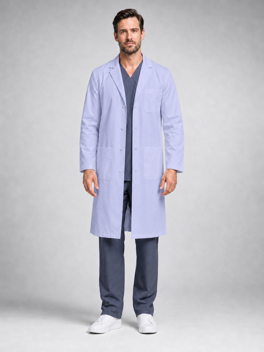Men's Caelric Structured Lab Coat - Aegis Coat Light Purple