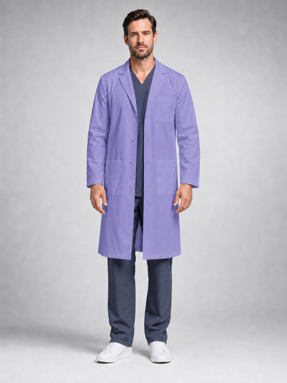 Men's Caelric Structured Lab Coat - Aegis Coat Lilac