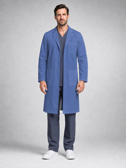 Men's Caelric Structured Lab Coat - Aegis Coat Blue Violet