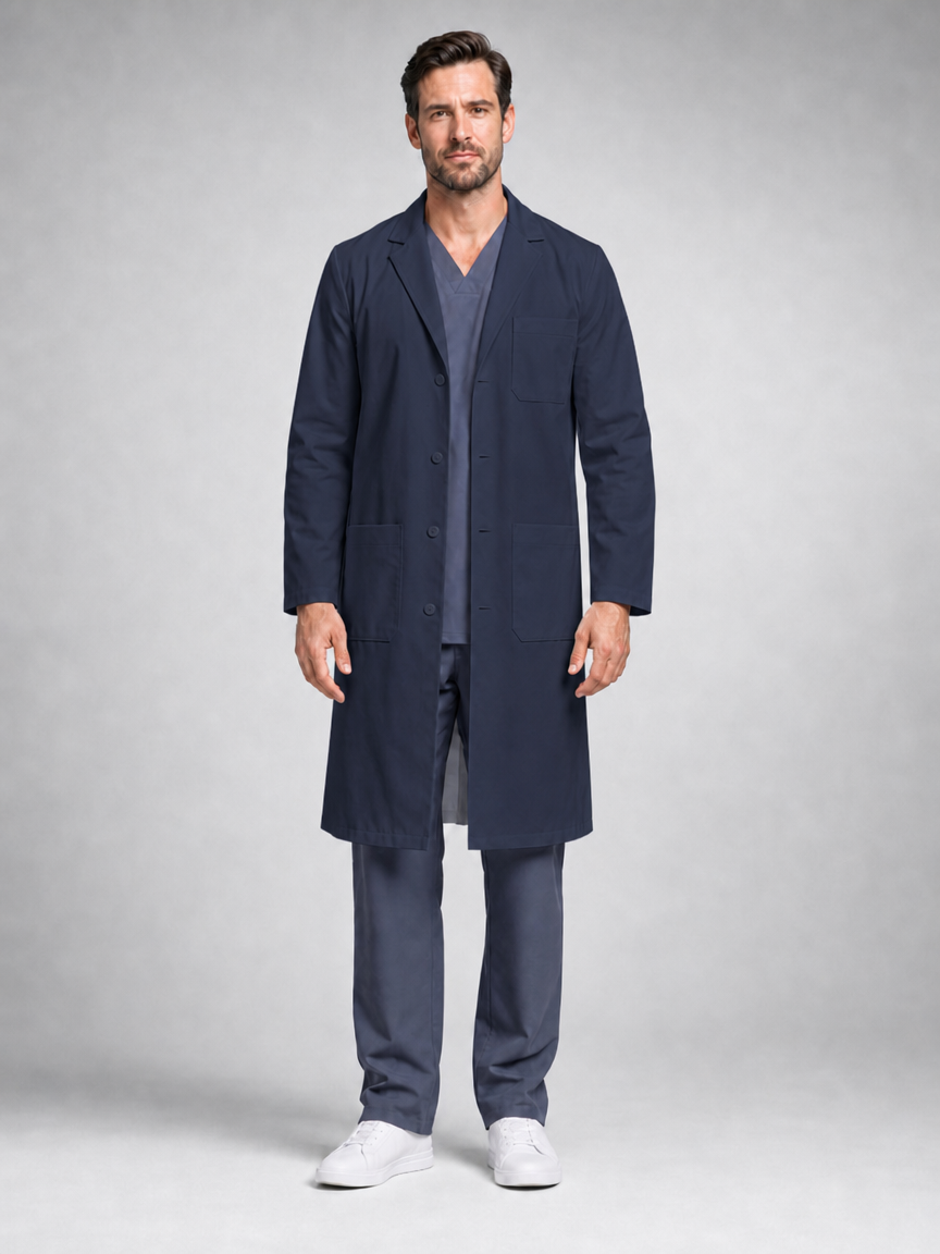 Men's Caelric Structured Lab Coat - Aegis Coat Dark Teal