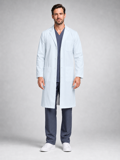 Men's Caelric Structured Lab Coat - Cotura Warm White