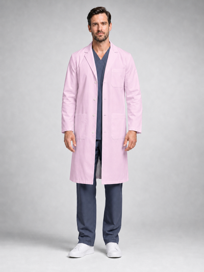 Men's Caelric Structured Lab Coat - Cotura Blush Pink