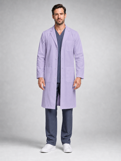Men's Caelric Structured Lab Coat - Cotura Light Purple