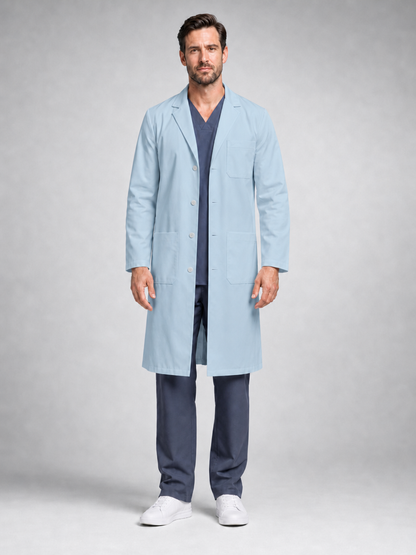 Men's Caelric Structured Lab Coat - Cotura Blue