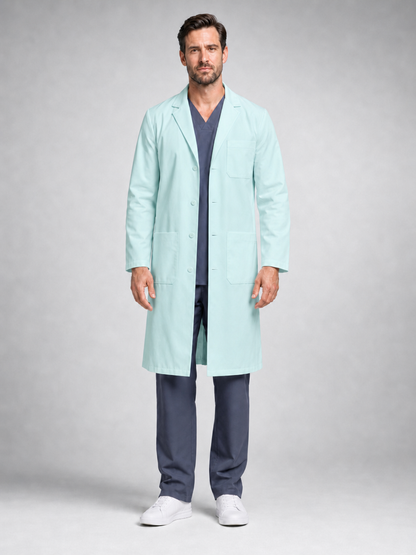 Men's Caelric Structured Lab Coat - Cotura Light Green