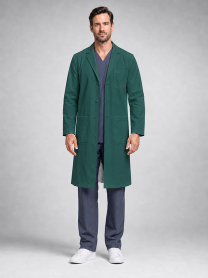 Men's Caelric Structured Lab Coat - Cotura Green