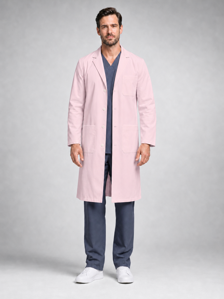 Men's Caelric Structured Lab Coat - Aegis Coat Pink