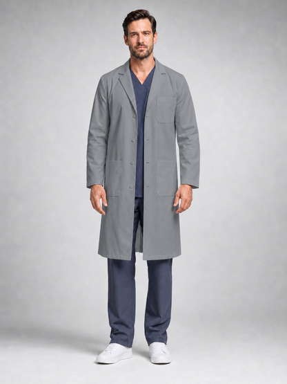 Men's Caelric Structured Lab Coat - Cotura Cool Gray
